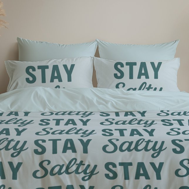 Stay Salty | Reversible Coastal Teal Surf Graphic (Criador carregado)
