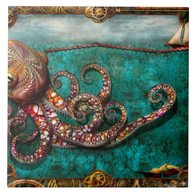 Steampunk - A história do Kraken (Frente)