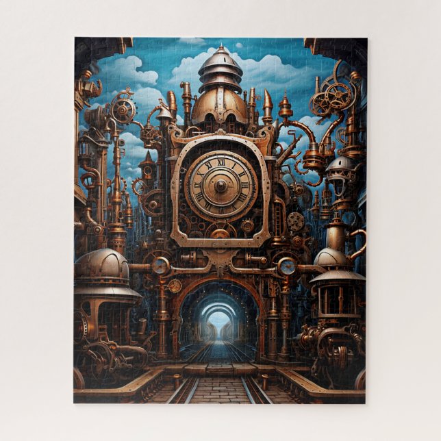 Steampunk Art Quebra-cabeça (Vertical)