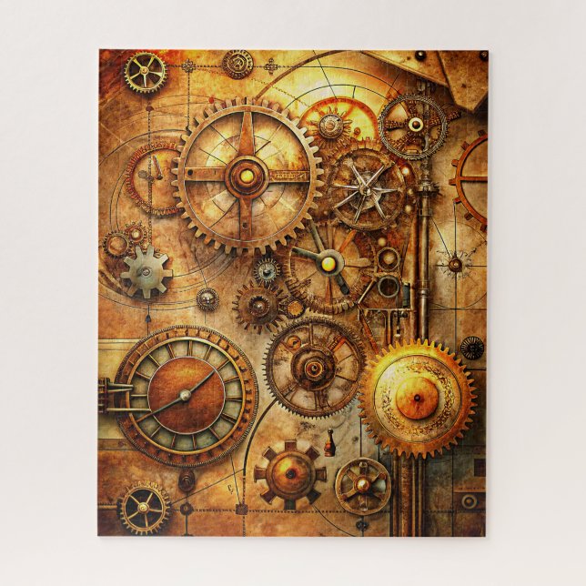 Steampunk Art Quebra-cabeça (Vertical)