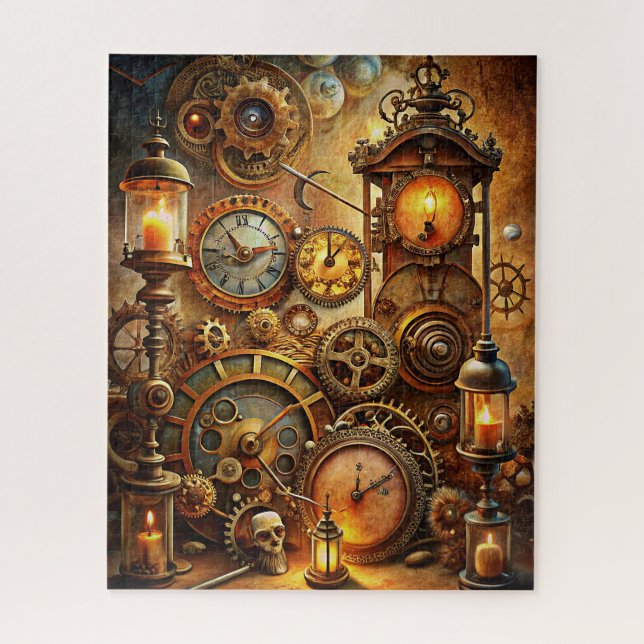 Steampunk Art Quebra-cabeça (Vertical)