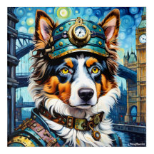 STEAMPUNK AUSTRALIAN SHEPHERD