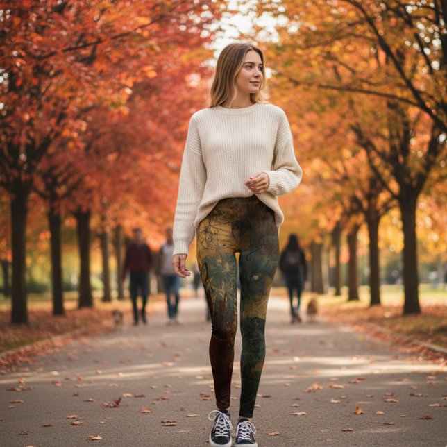 Steampunk Castle Leggings - Victorian Gothic (Criador carregado)