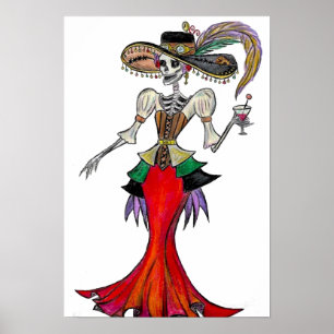 Steampunk Catrina, poster de Diâmetro de los