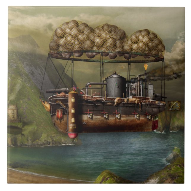 Steampunk - Dirigível - A Arca de Noé original (Frente)