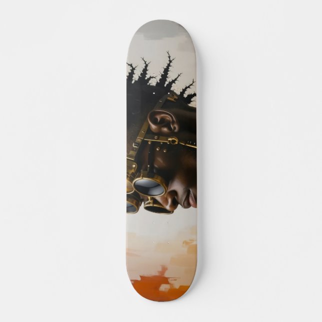 Steampunk Dude Skateboard (Frente)