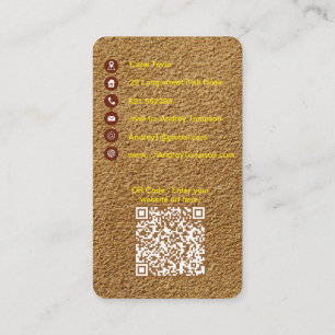 Steampunk em Leather Cartão de visita