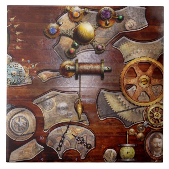 Steampunk - Engrenagens - Engenharia reversa (Frente)