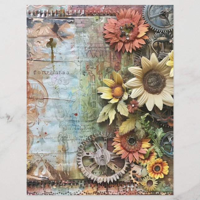 Steampunk Floral (Frente)