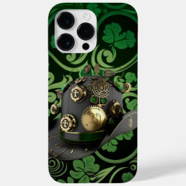 STEAMPUNK IRISH GREEN E BLACK LEPRECHAUN HAT