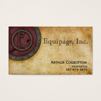Steampunk Monograma Antique Claret E