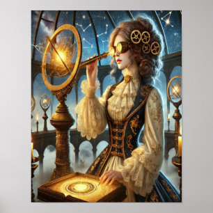Steampunk Poster 26, O Botânico-Mecânico