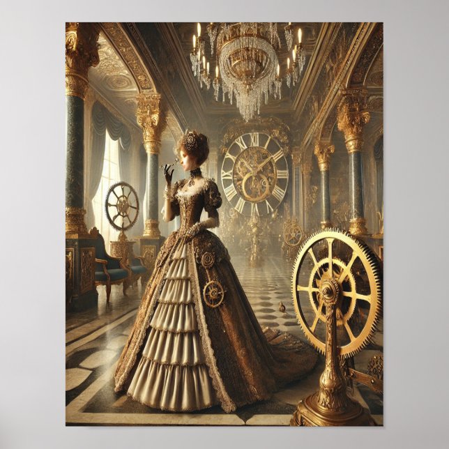 Steampunk Poster 49 A Duquesa do Clockwork (Frente)