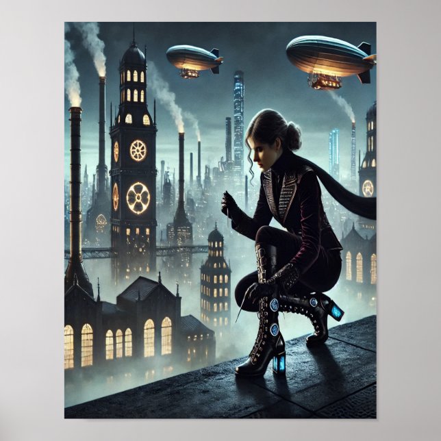 Steampunk Poster 65 O Velvet Assassin (Frente)