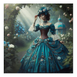 Steampunk Vintage Victorian Garden Lady