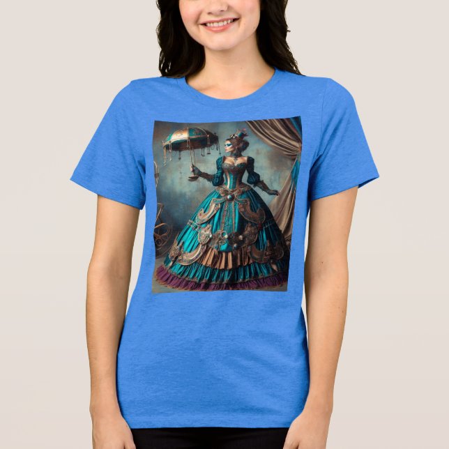 Steampunk Vintage Victorian Lady Circus (Frente)