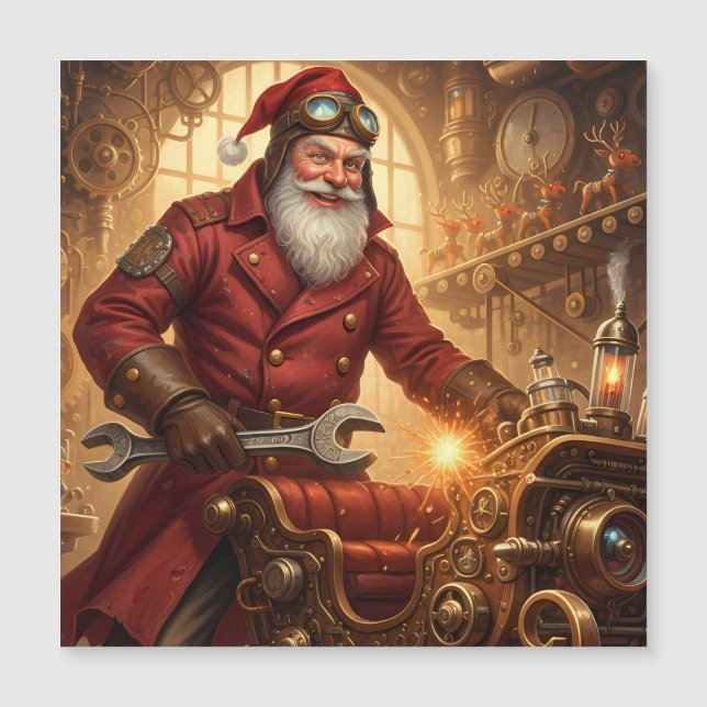  Steampunk Weihnachtsmann Werkstatt (Frente)