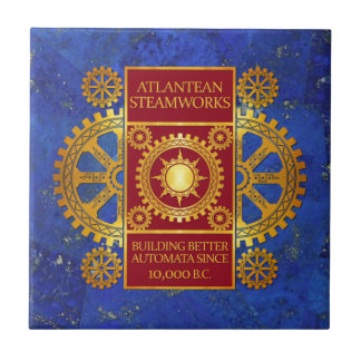 Steamworks Atlantean - ouro & vermelho no Lazuli