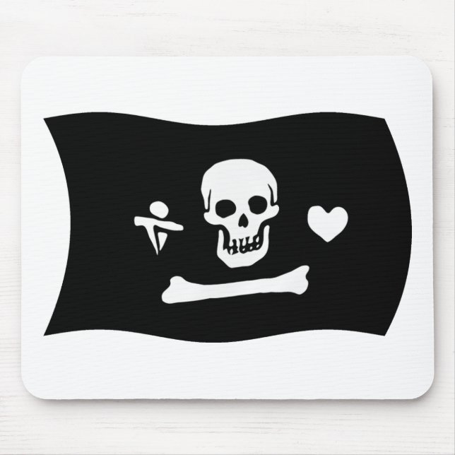 Stede Bonnet Flag Mousepad (Frente)
