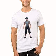 Steel Stance | Full-Body Anime Warrior Front Shirt