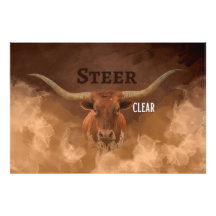 'Steer Clear' Fotografia Wall Art