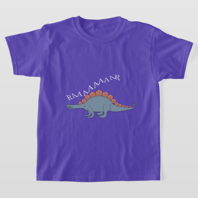 Stegosaurus - Camiseta Básica Infantil (Postura )
