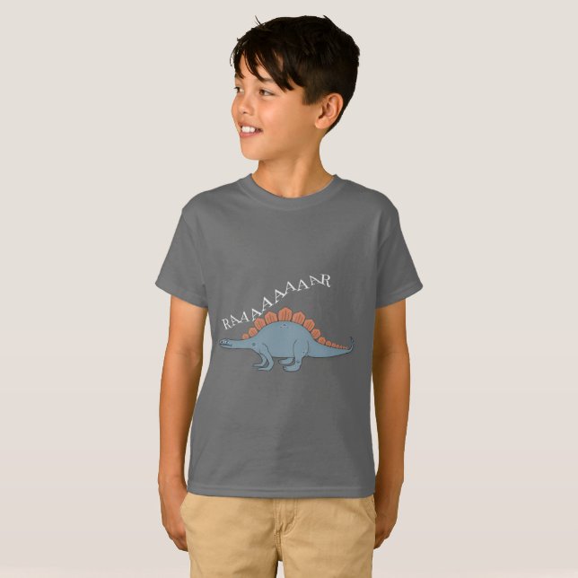 Stegosaurus - Camiseta Básica Infantil (Frente Completa)