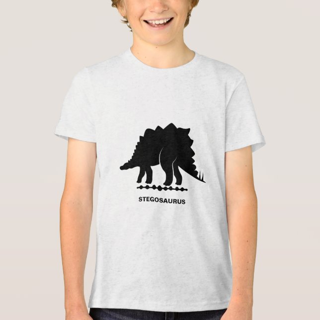Stegosaurus Dinossaur Silhouette (Frente)
