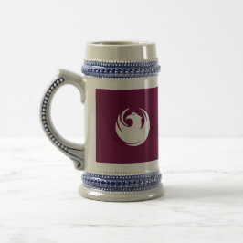 Stein Mug with Flag of Phoenix City, Arizona