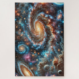 "Stellar Veil" - Quebra-cabeça de serra