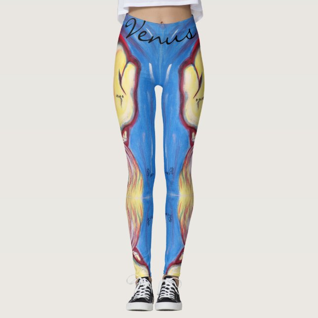 Steph YingYang de Venus Leone Leggings (Frente)