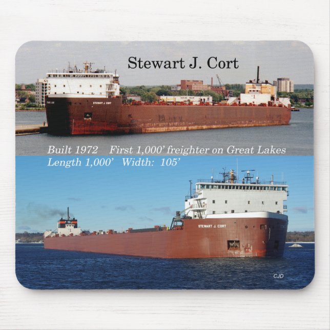 Stewart J. Mousepad de imagem do Cort 2 (Frente)