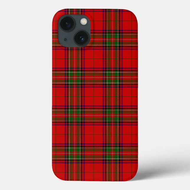 Stewart / Stuart tartan xadrez vermelha (Verso)