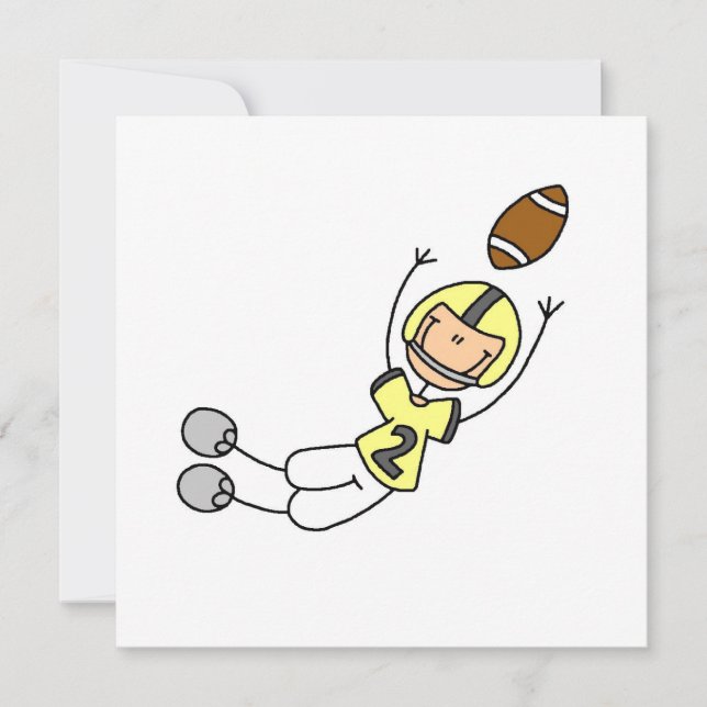Stick Figure Football Yellow (Frente)