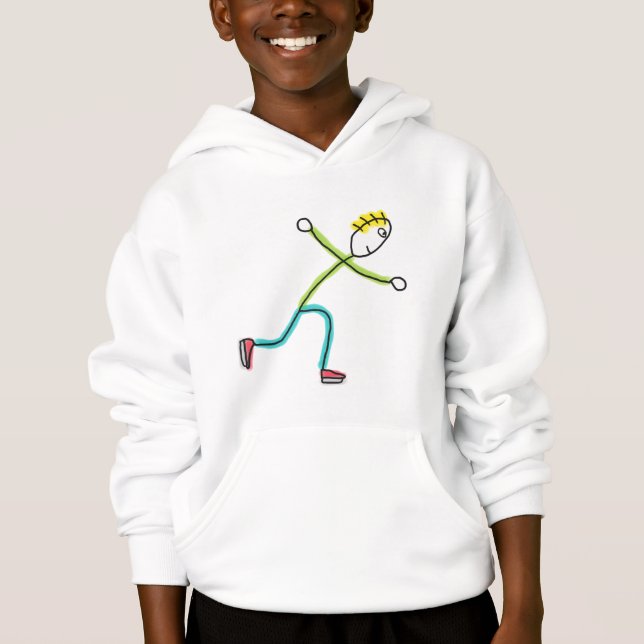 Stickman de Patinação no Gelo (Frente)