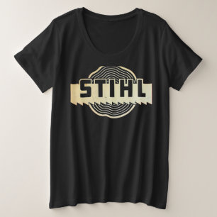 Stihl Chainsaw Mens Neck Top Sports CotRound