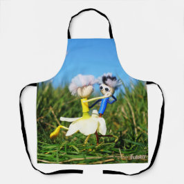 Stijldansende Fubby's in Narcissen jurk.
