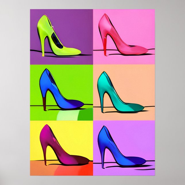 Stiletto Pumps, High Heels Poster Art (Frente)