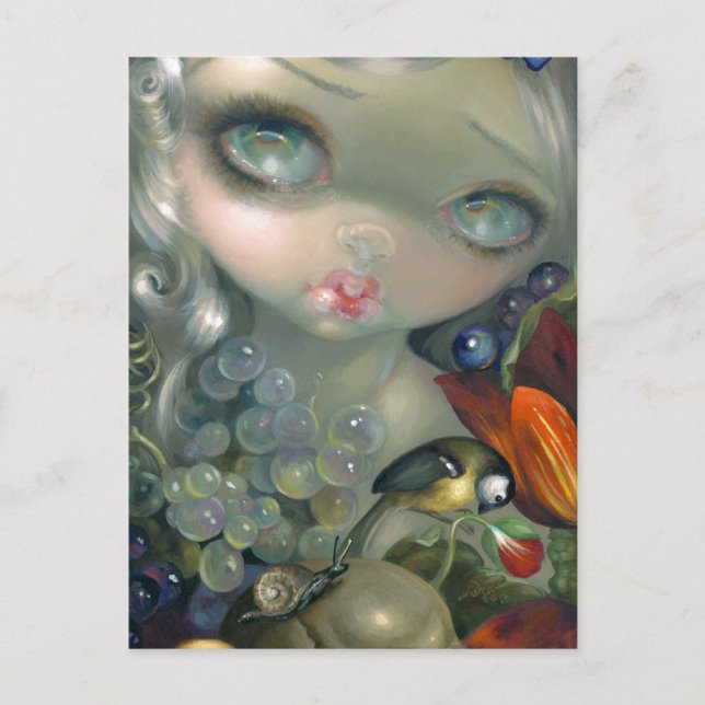 "Stilleven I: Slak en Schedule" Cartão postal (Frente)