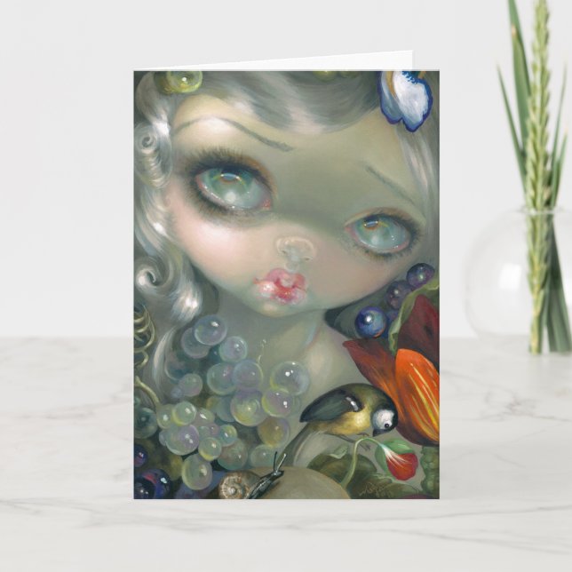 "Stilleven mim: Slak cartão do en Schedel" (Frente)