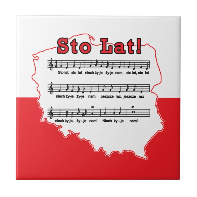 Sto Lat! Mapa Polonês da Música (Frente)