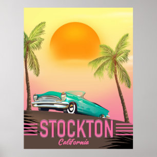 Stockton California Poster