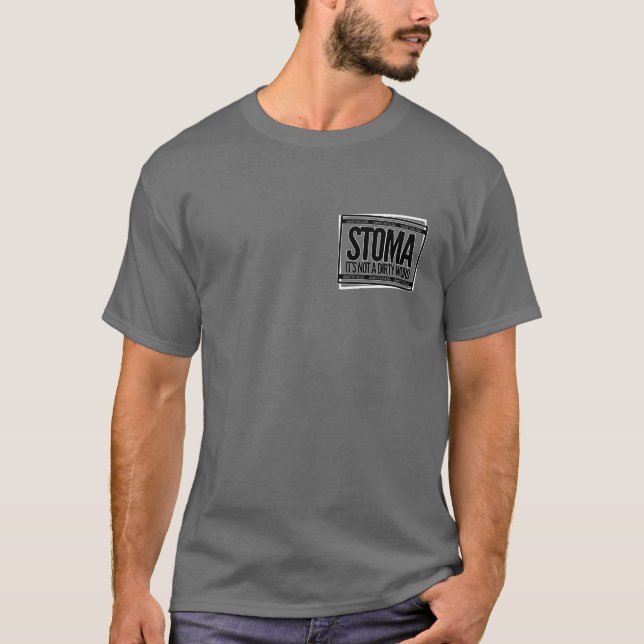 Stoma, não é uma camiseta suja de palavras (Frente)