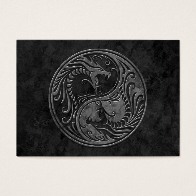 Stone Dark Yin Yang Dragon (Frente)