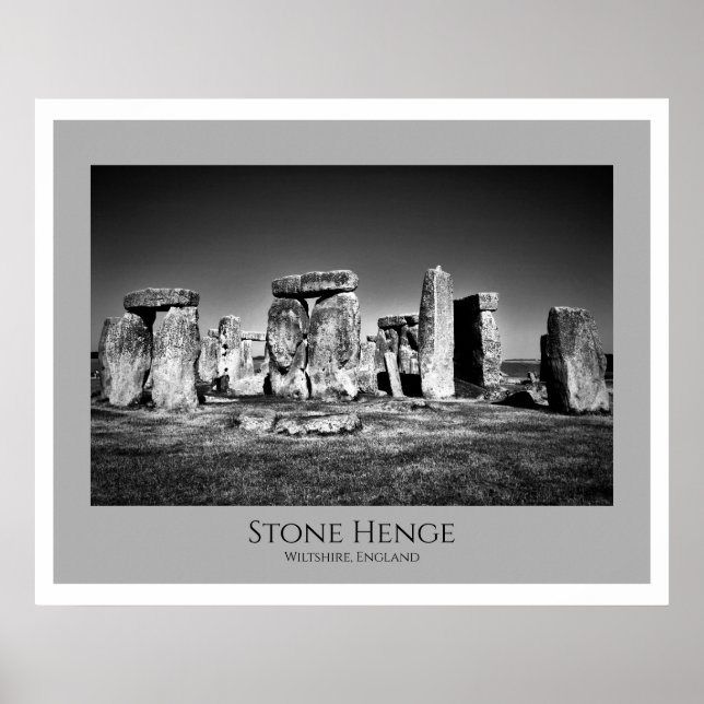 Stone Henge, Wiltshire England Poster (Frente)