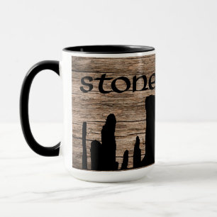 Stone Hugger - Caneca de "madeira" em relevo