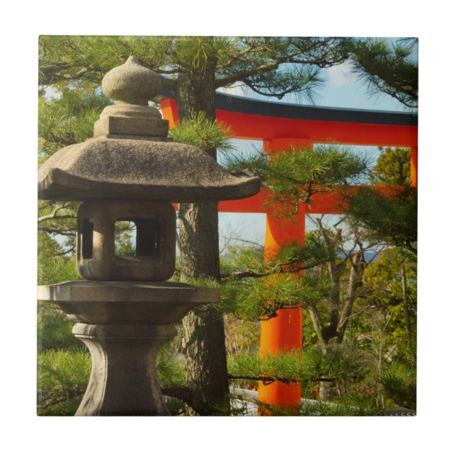 Stone Lantern e Torii Gate (Frente)