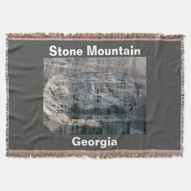 Stone Mountain Georgia lança cobertor (Frente)
