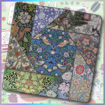 Stone TRIVET - William Morris Image Collage