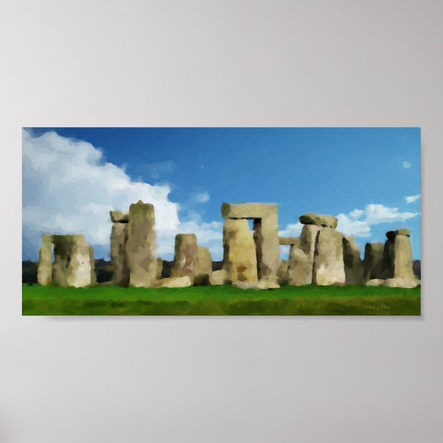Stonehenge Impressão (Frente)